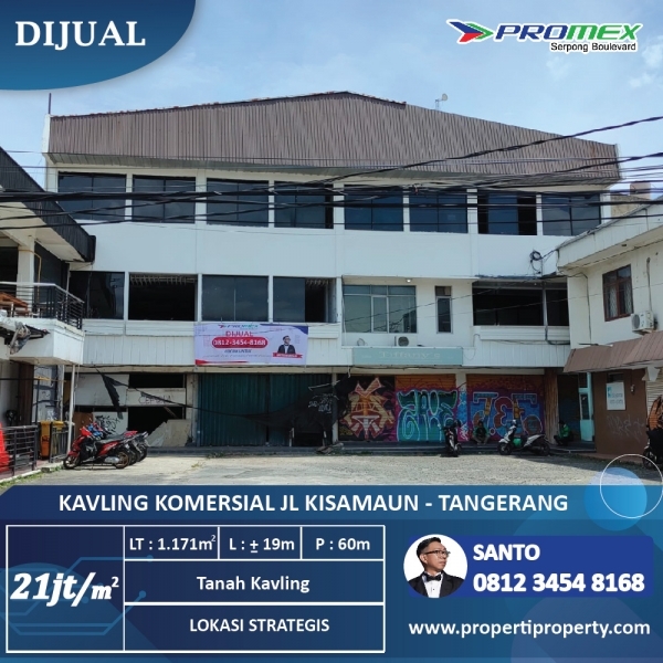 Kavling Komersial Jl Kisamaun - Tangerang